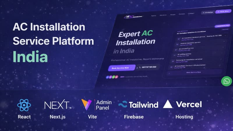 AC Installation Service Platform