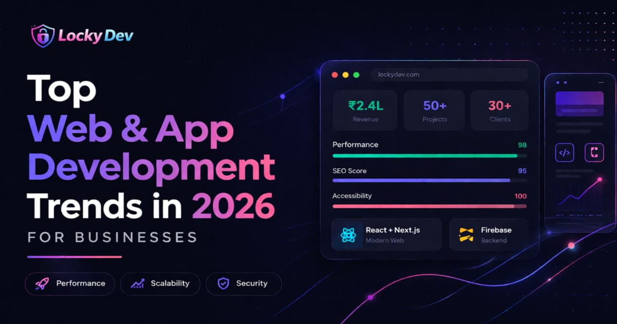 Top Web and App Development Trends in 2026 for Businesses